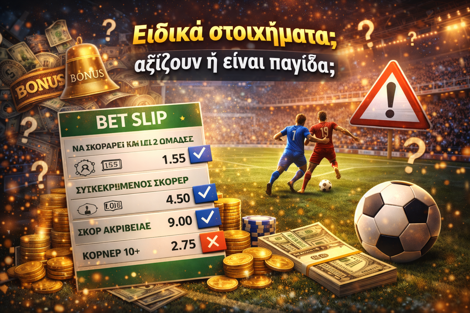 Ειδικά στοιχήματα: αξίζουν ή είναι παγίδα;