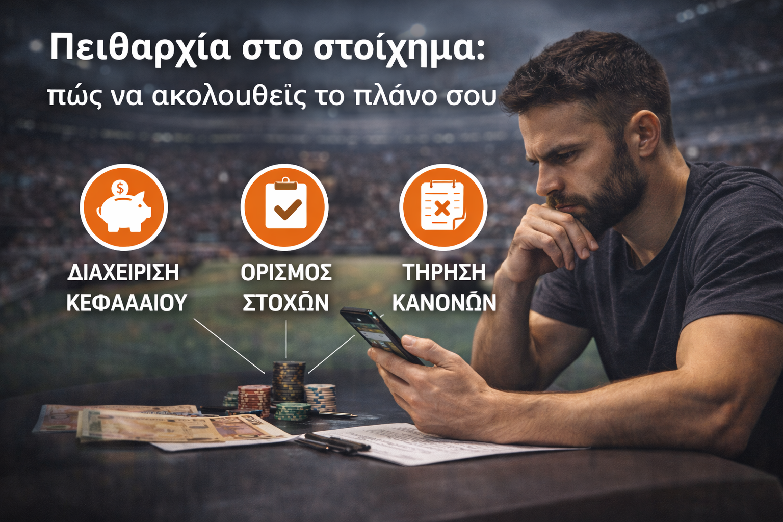 Πειθαρχία στο στοίχημα: πώς να ακολουθείς το πλάνο σου