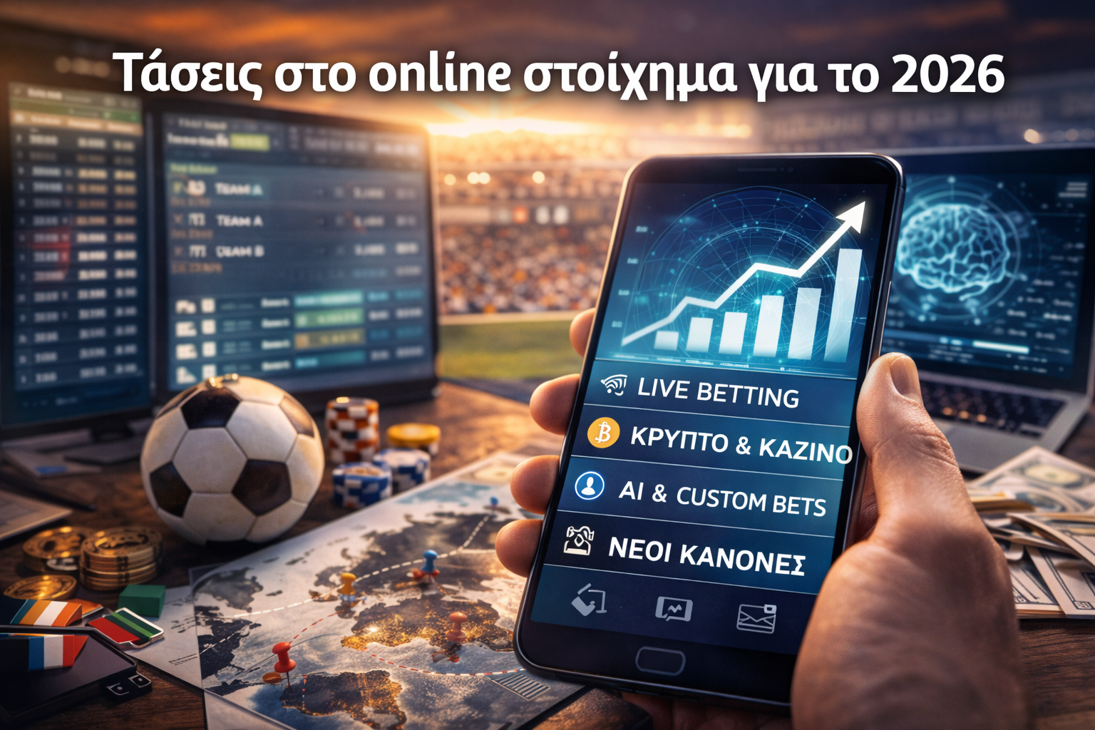 Τάσεις στο online στοίχημα για το 2026 – Πώς αλλάζει η αγορά